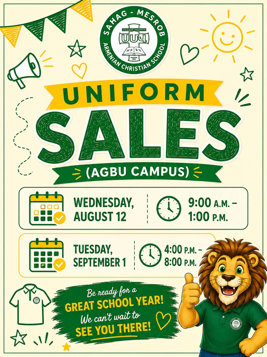 Uniform Sales Flyer